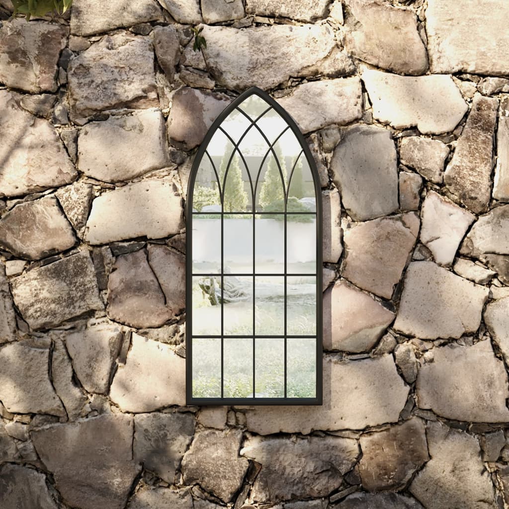 Garden Mirror Iron For Outdoor Use